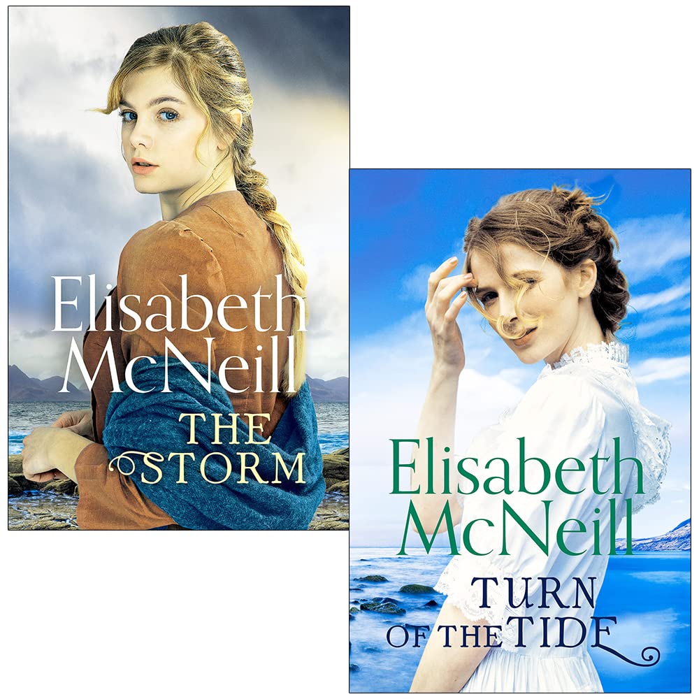 The Storm by Elisabeth McNeill - 2 Books Collection Set (The Storm, Turn of the Tide) - Paperback Scottish Family Saga