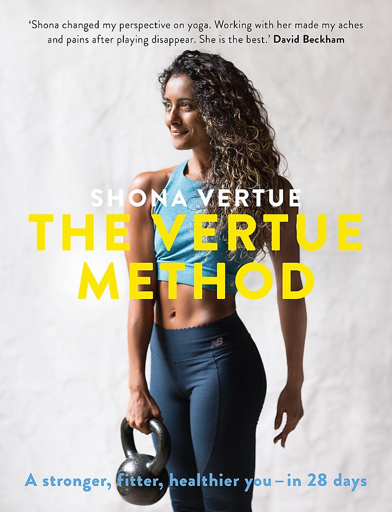 The Vertue Method by Shona Vertue - 28-day fitness, yoga and nutrition paperback book cover