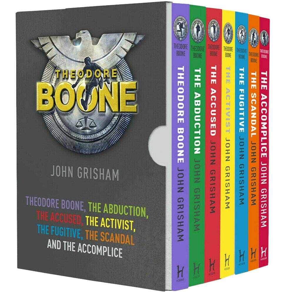 Theodore Boone Series Books 1-7 Collection Box Set by John Grisham - Paperback - The Accused cover shown