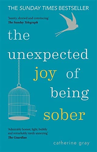 The Unexpected Joy of Being Sober Journal by Catherine Gray - Paperback guided journal cover