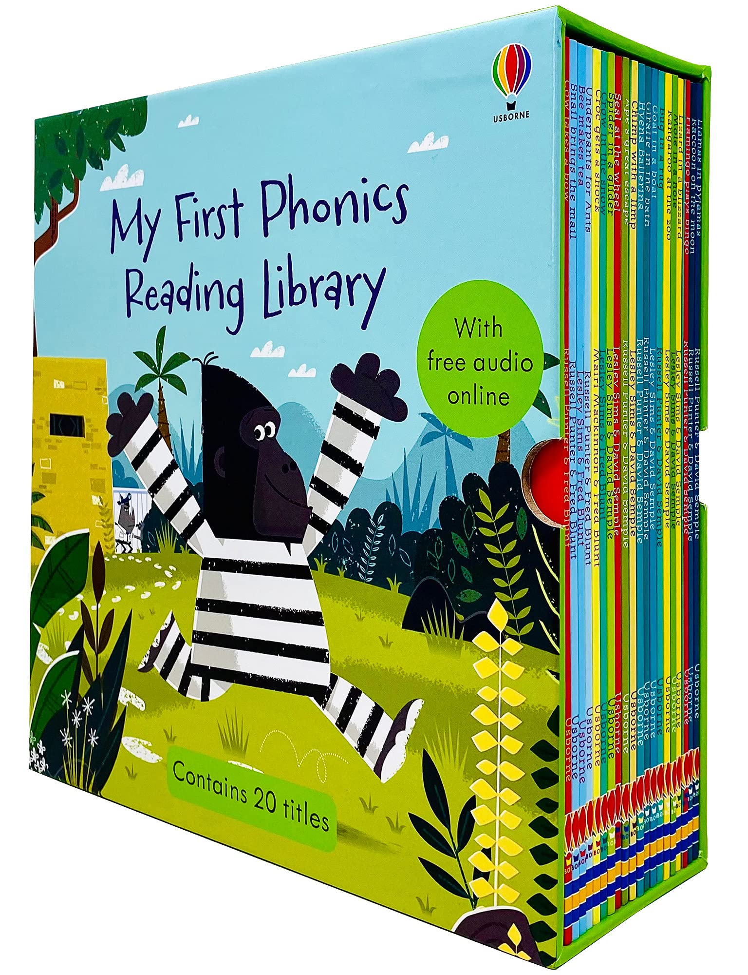 Usborne My First Phonics Reading Library 20 Books Collection Set - Paperback phonics readers for ages 3-5
