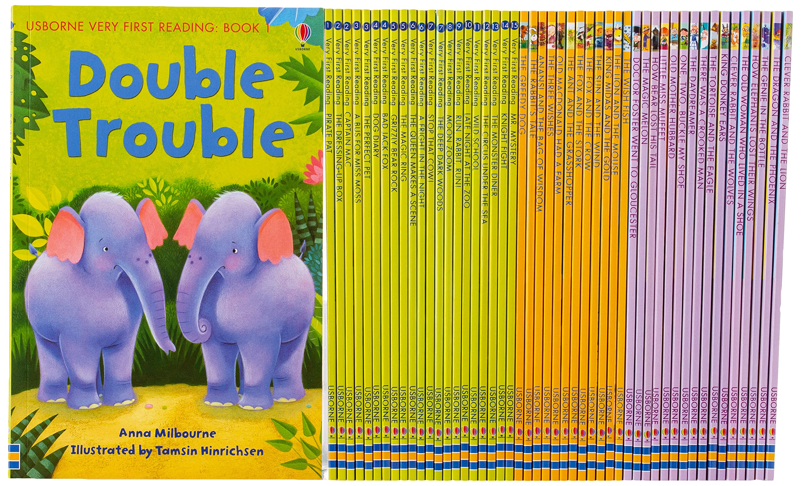 Usborne My First Reading Library 50 Books Collection Set - Very First Reading and First Reading paperback titles