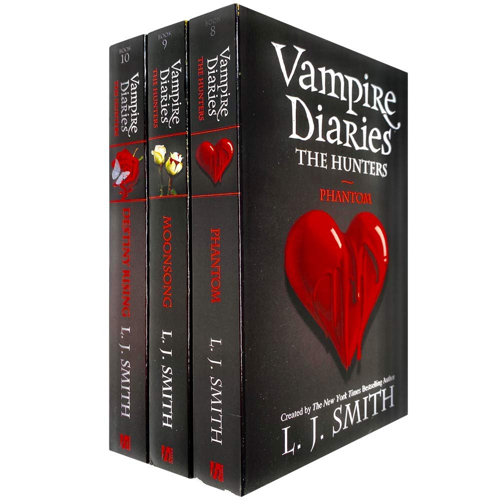 Vampire Diaries The Hunters Collection Books 8-10 Set by L. J. Smith - Phantom, Moonsong, Destiny Rising - Young Adult Paperback