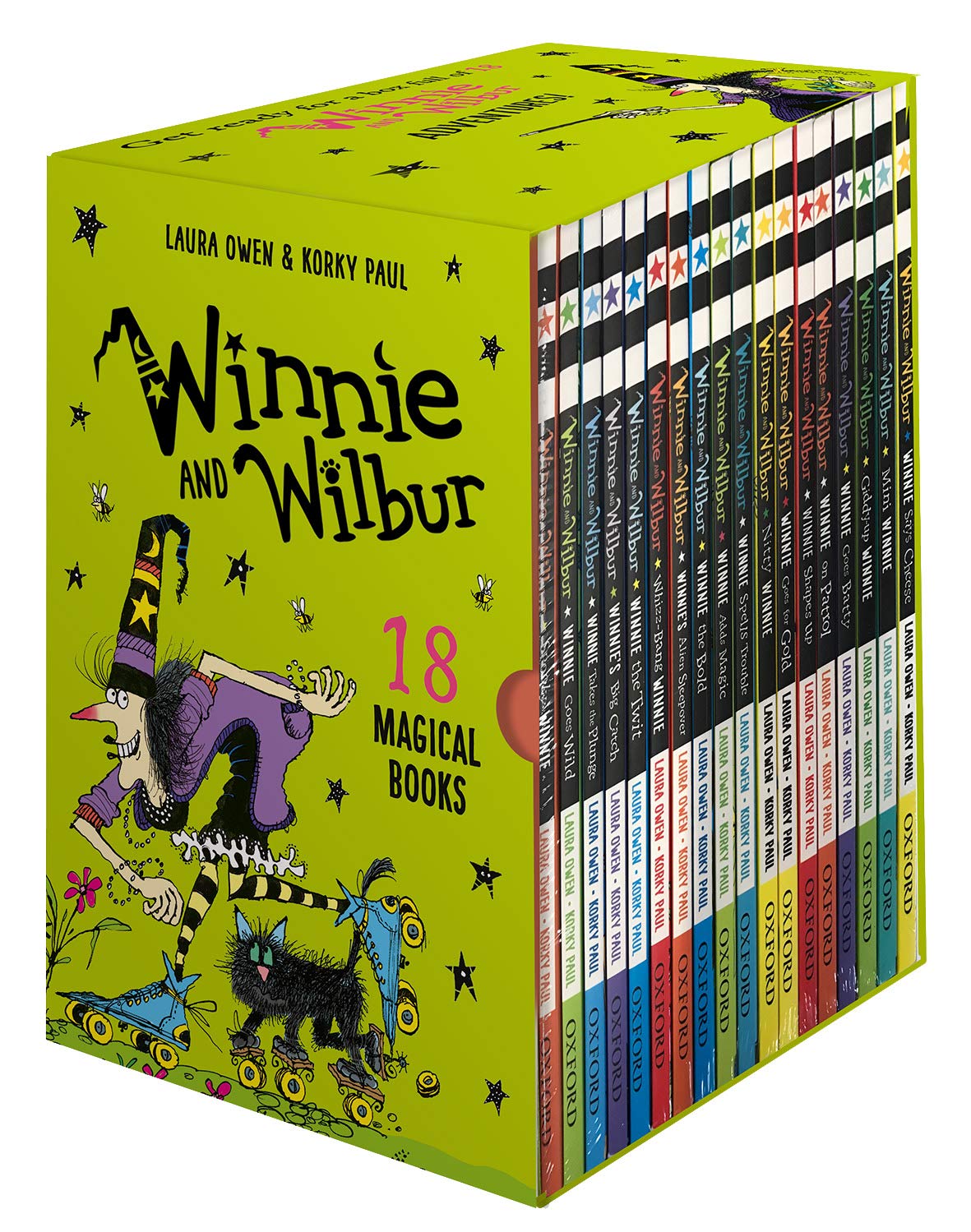 Winnie and Wilbur 18 Magical Books Collection Set by Valerie Thomas and Korky Paul - Paperback, Ages 5-7