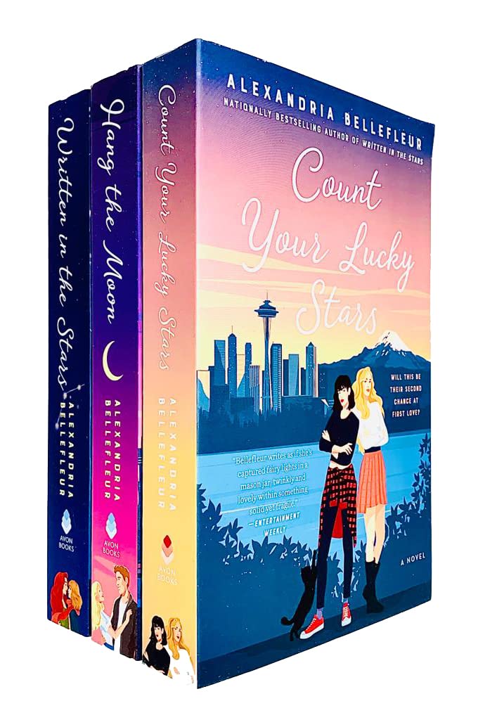 Written in the Stars 3 Books Collection Set by Alexandria Bellefleur - paperback romance trilogy front cover
