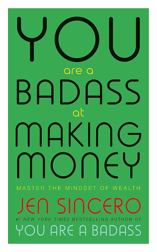 You Are a Badass at Making Money and Badass Habits paperback covers, part of Jen Sincero 4 book collection